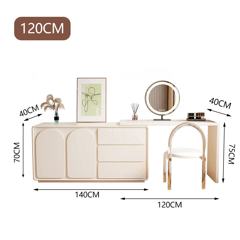 LUXORA DR1037 100-120cm Eco-Friendly Board Vanity Able With LED Mirror