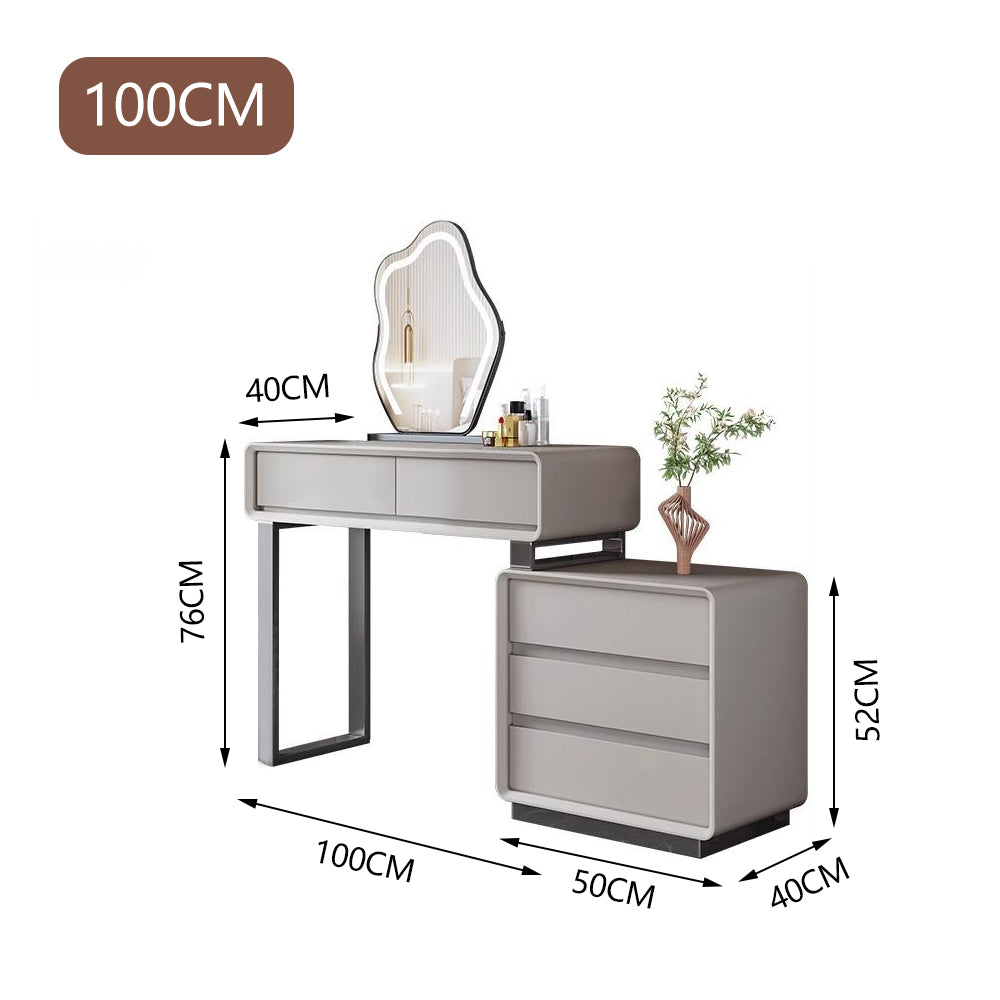 LUXORA DR1038 100cm Lacquered Solid Wood Tabletop Dressing Table