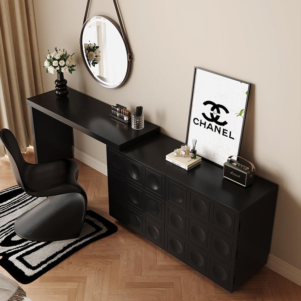 LUXORA DR1045 120cm Minimalist Solid Wood Dressing Table