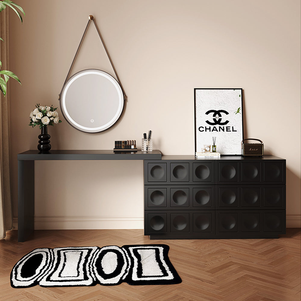 LUXORA DR1045 120cm Minimalist Solid Wood Dressing Table