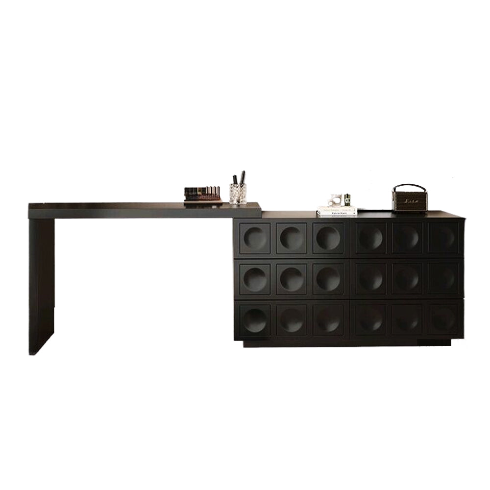 LUXORA DR1045 120cm Minimalist Solid Wood Dressing Table