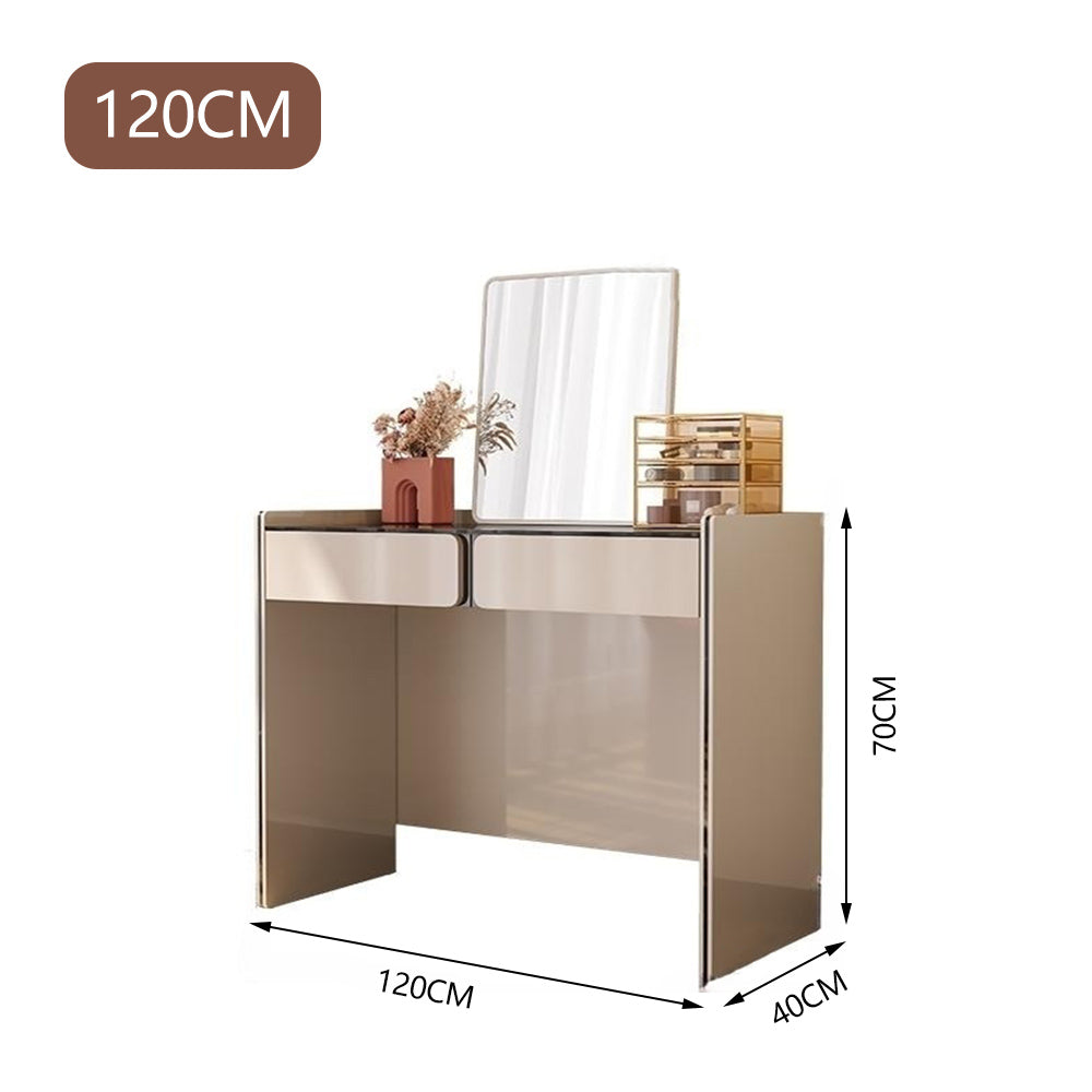 LUXORA DR1053 100-120cm Modern Minimalist Solid Wood Cabinet Lacquered Dressing Table