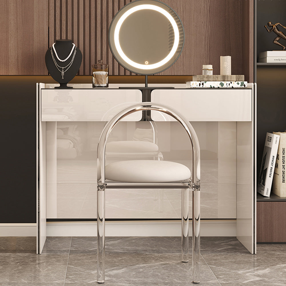 LUXORA DR1053 100-120cm Modern Minimalist Solid Wood Cabinet Lacquered Dressing Table