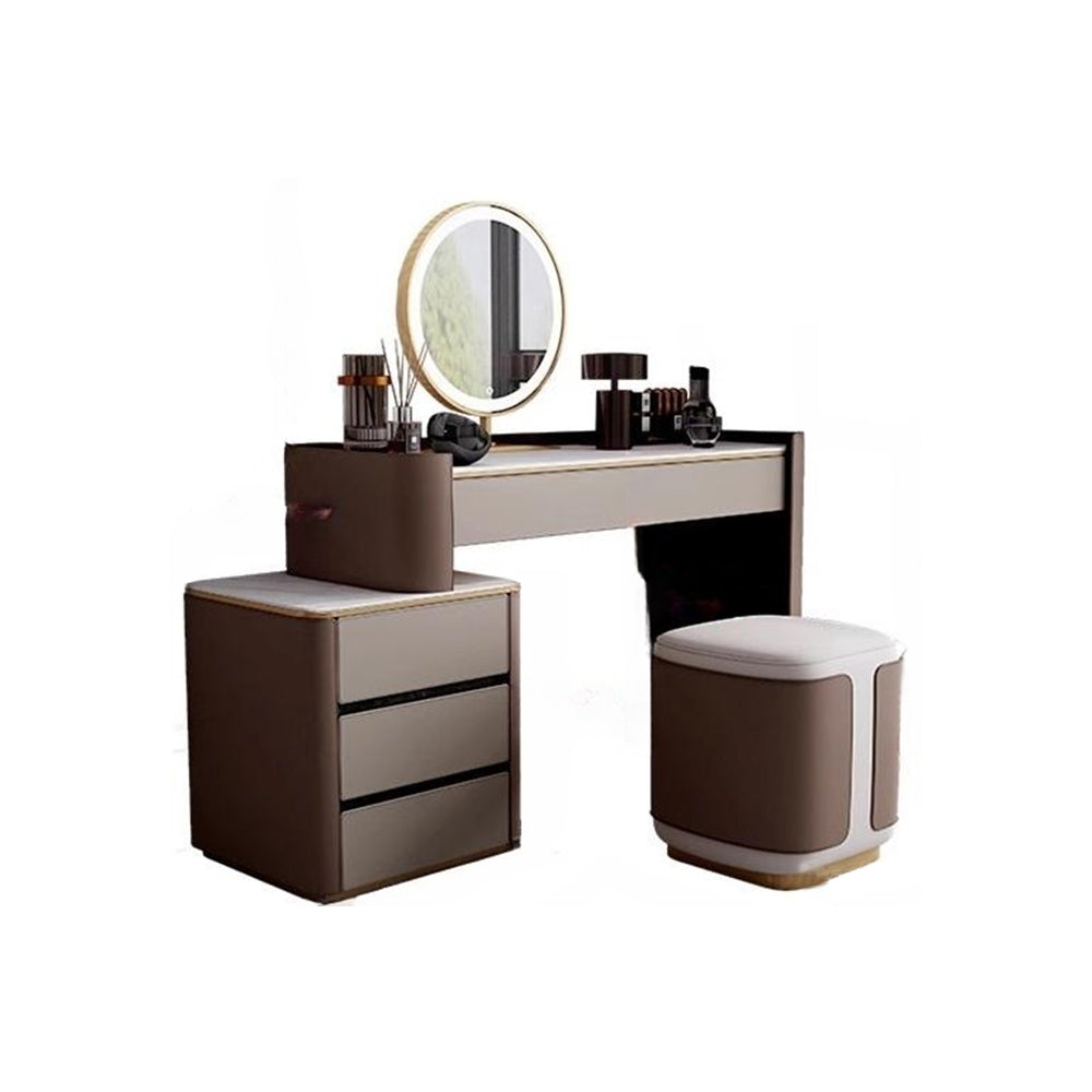 LUXORA DR1060 80-120cm Lacquered Solid Wood Tabletop Dressing Table