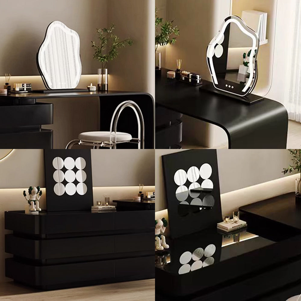 LUXORA DR1062 120cm Minimalist Solid Wood Dressing Table