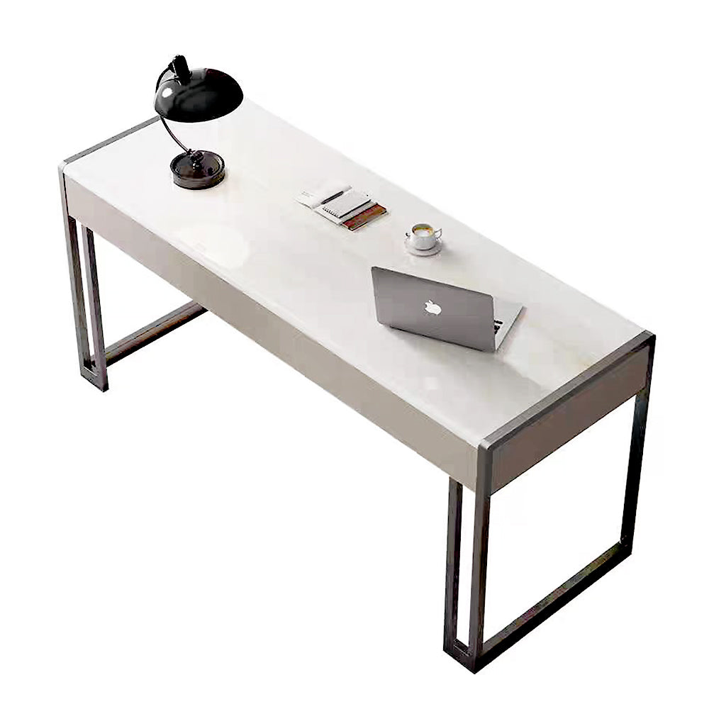LUXORA DR1068 120/140/160cm Minimalist Style Supercrystal Stone Desk