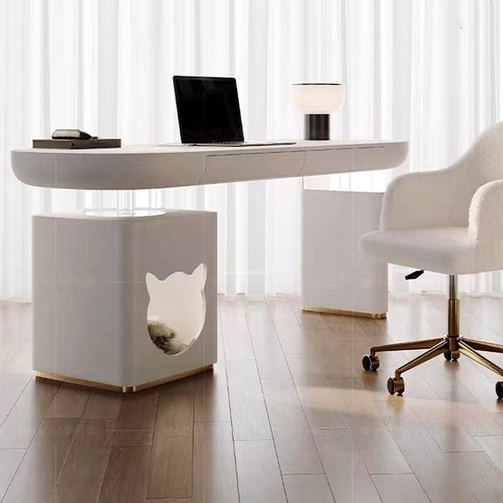 LUXORA DR1070 120/140/160/180cm Minimalist Style Painted Desk