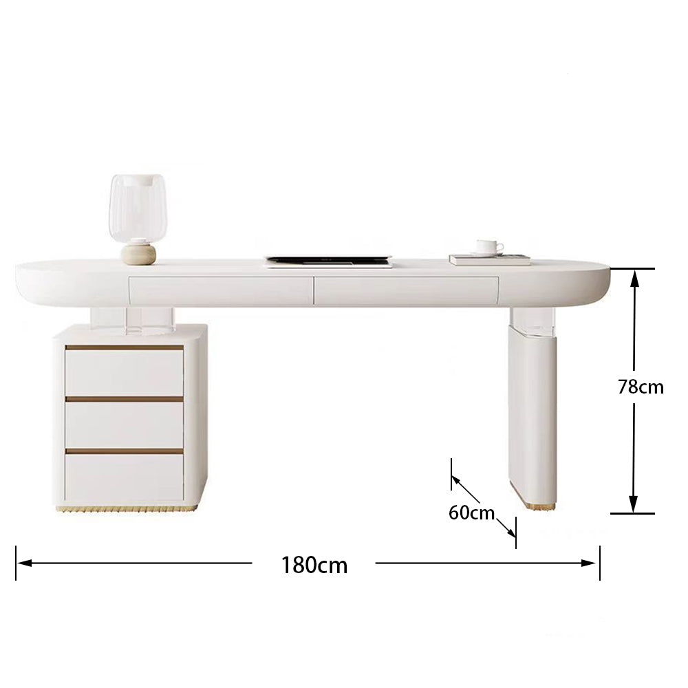 LUXORA DR1071 120/140/160/180cm Minimalist Style Painted Desk