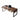LUXORA DR1072 120/140/160/180cm Light Luxury Style Saddle Leather Desk