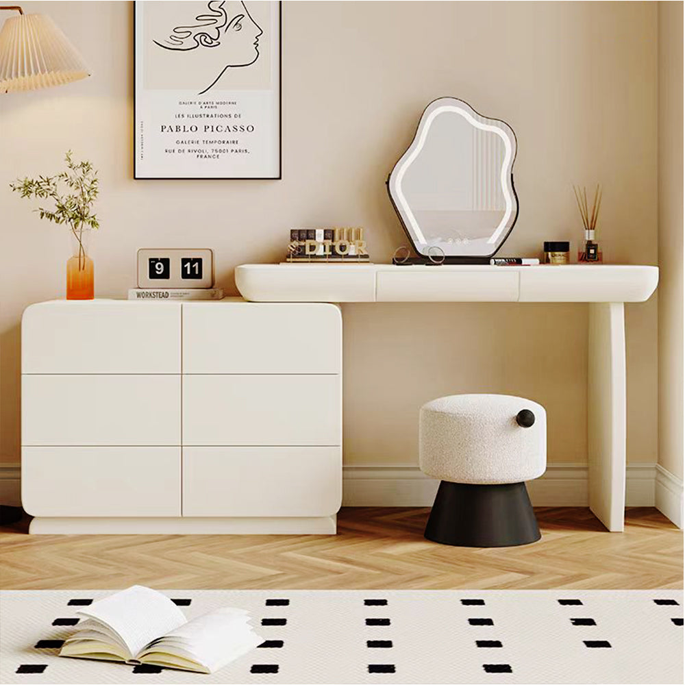 LUXORA DR1083 120cm Minimalist Solid Wood Dressing Table