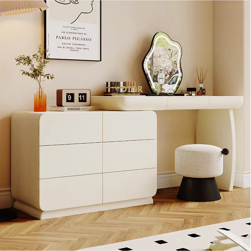 LUXORA DR1083 120cm Minimalist Solid Wood Dressing Table