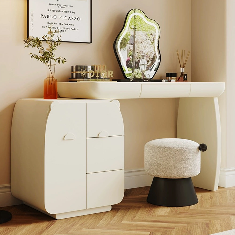 LUXORA DR1084 100/120cm Minimalist Solid Wood Dressing Table