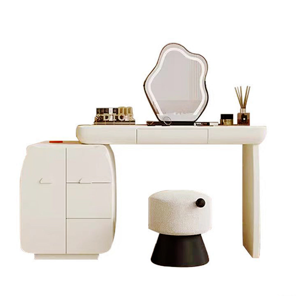 LUXORA DR1084 100/120cm Minimalist Solid Wood Dressing Table