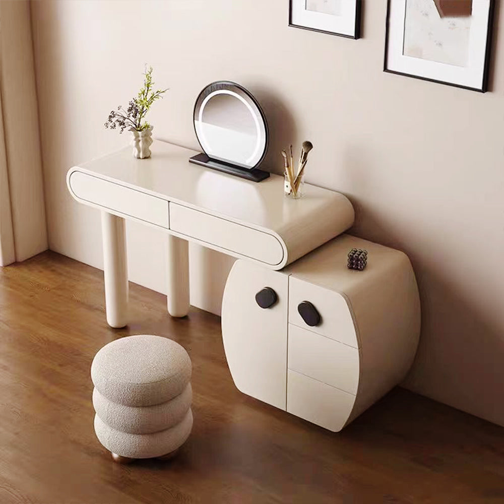 LUXORA DR1085 80/100/120cm Minimalist Solid Wood Dressing Table