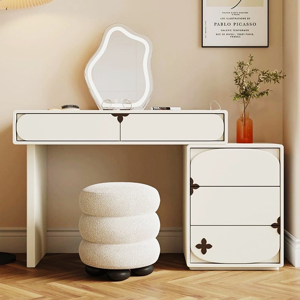 LUXORA DR1088 100/120cm Minimalist Solid Wood Dressing Table
