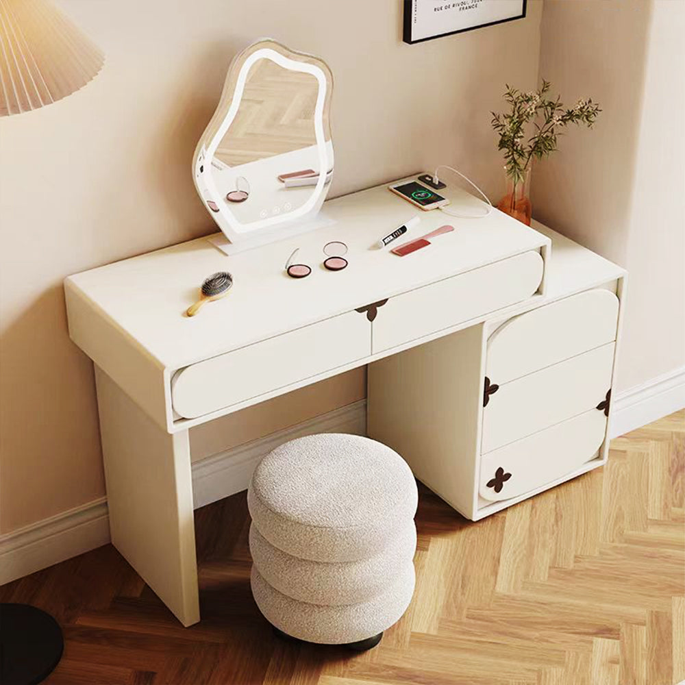 LUXORA DR1088 100/120cm Minimalist Solid Wood Dressing Table