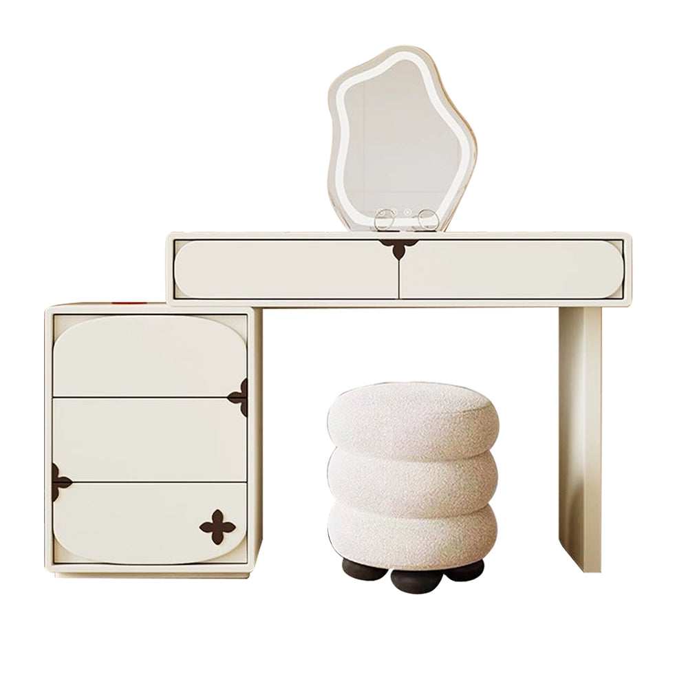 LUXORA DR1088 100/120cm Minimalist Solid Wood Dressing Table