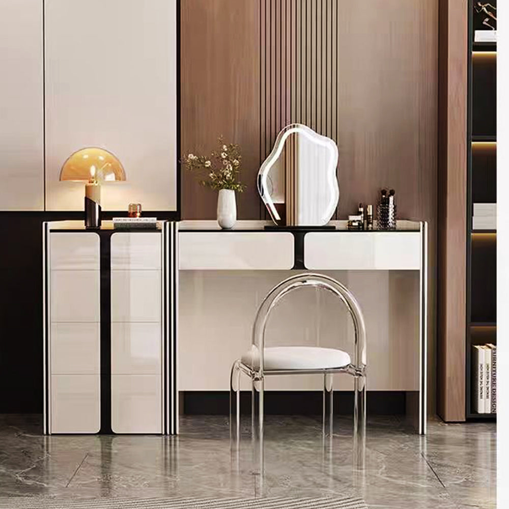 LUXORA DR1090 100/120cm Minimalist Solid Wood Dressing Table