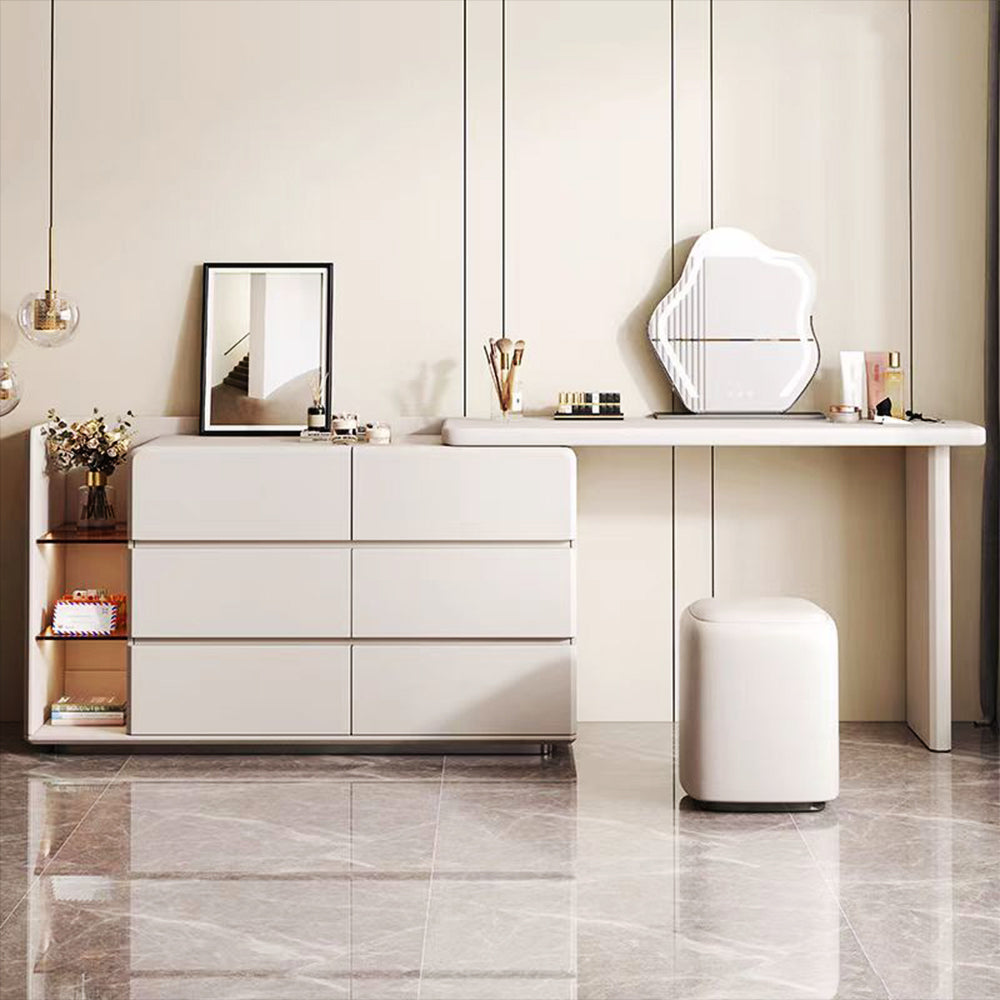 LUXORA DR1089 120cm Minimalist Solid Wood Dressing Table