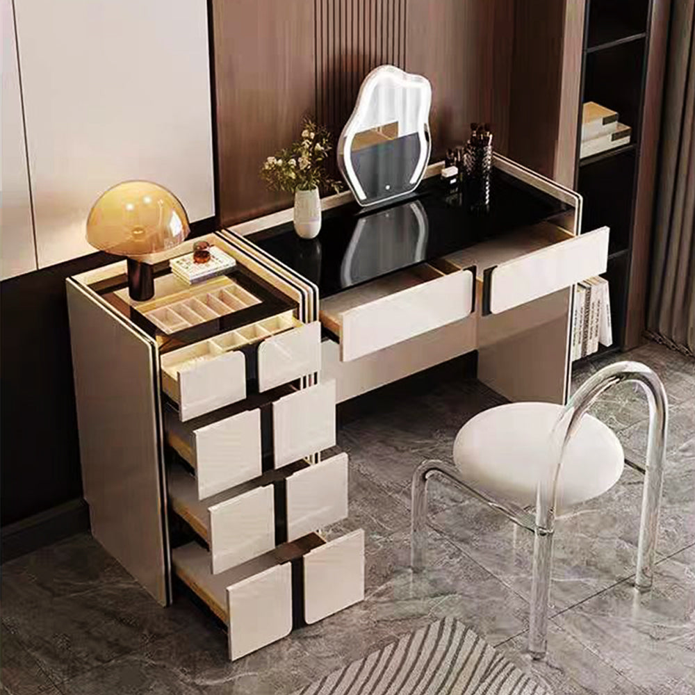 LUXORA DR1090 100/120cm Minimalist Solid Wood Dressing Table