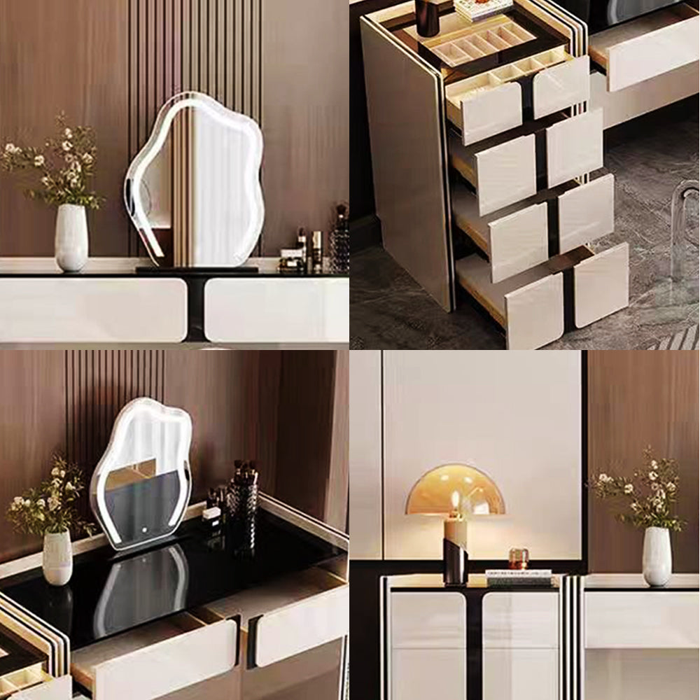 LUXORA DR1090 100/120cm Minimalist Solid Wood Dressing Table