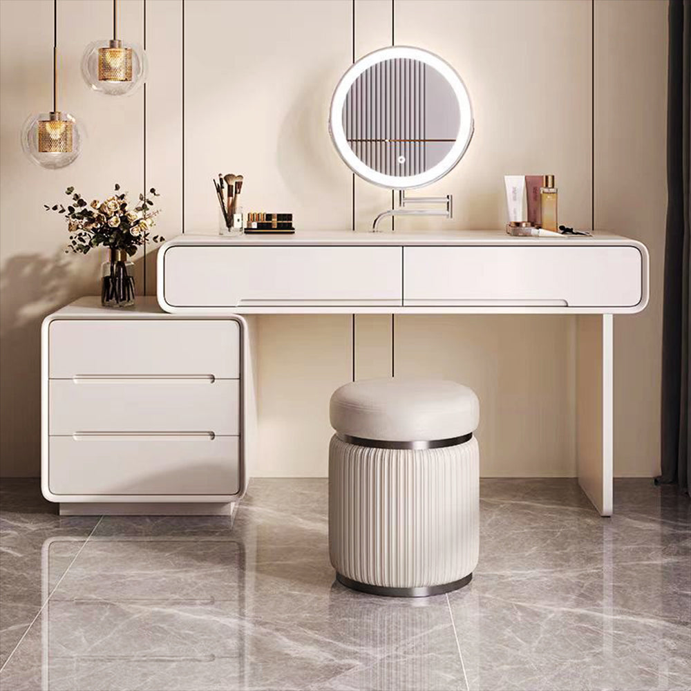 LUXORA DR1091 80/100/120cm Minimalist Solid Wood Dressing Table