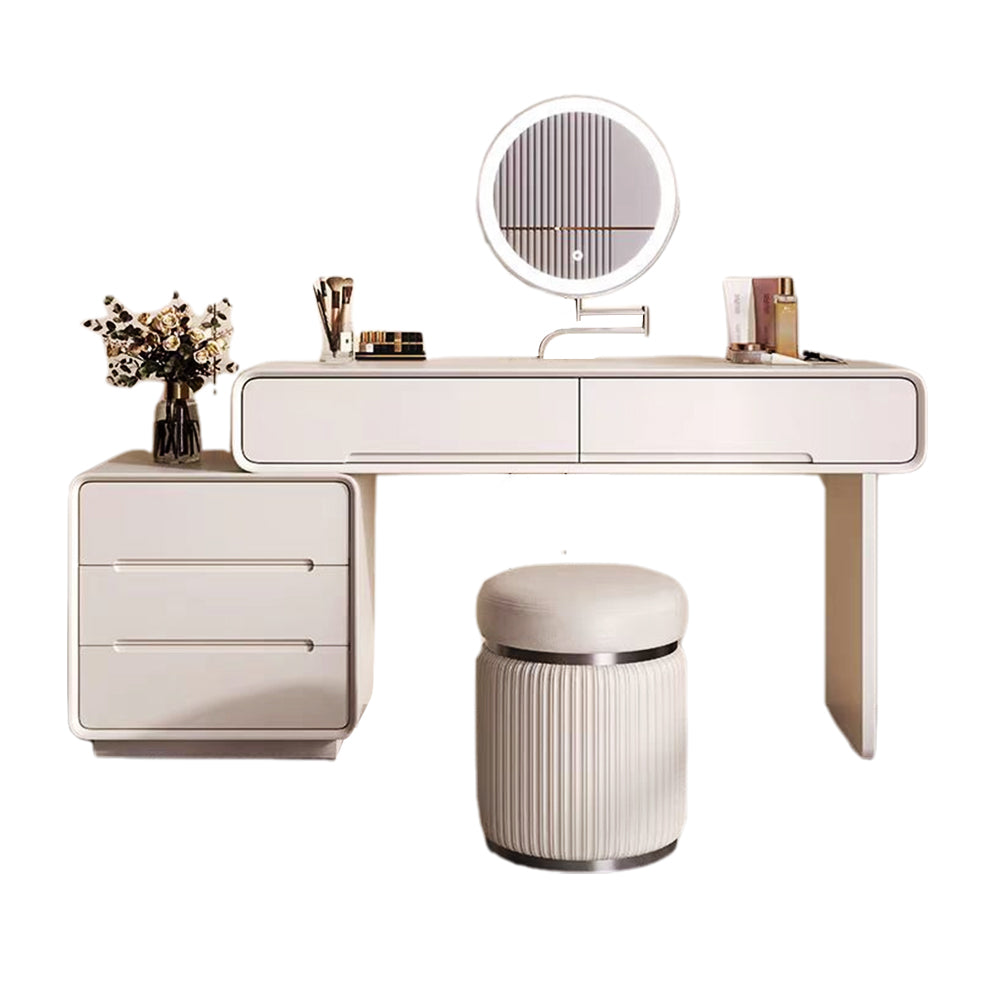 LUXORA DR1091 80/100/120cm Minimalist Solid Wood Dressing Table