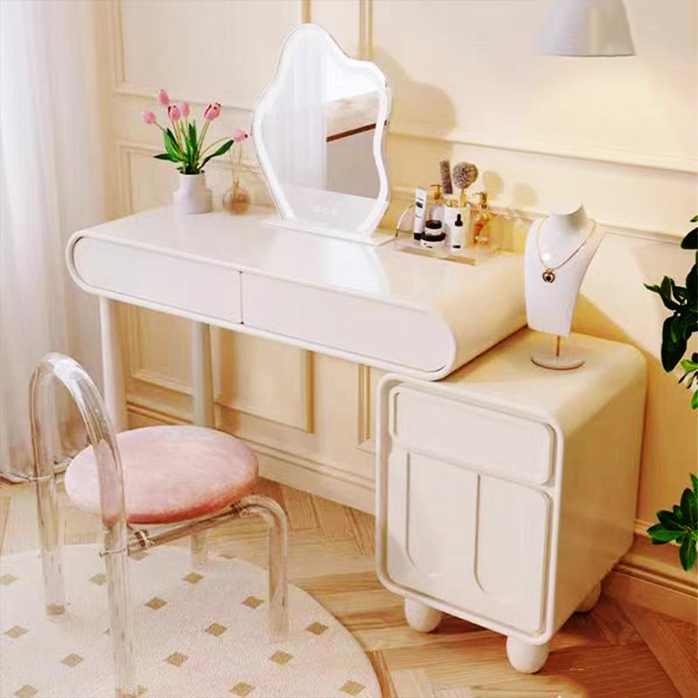 LUXORA DR1092 80/100/120cm Minimalist Solid Wood Dressing Table