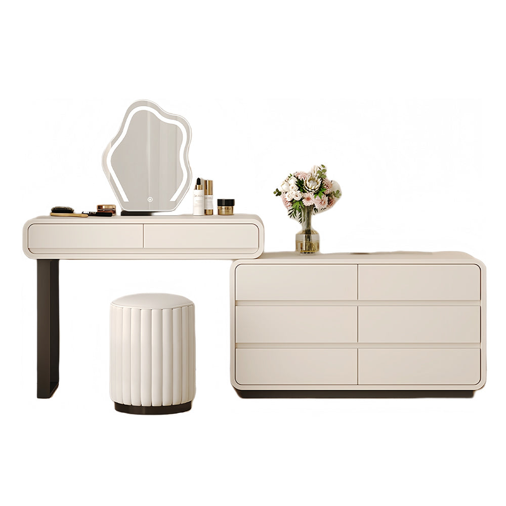 LUXORA DR1093 100/120cm Minimalist Solid Wood Dressing Table