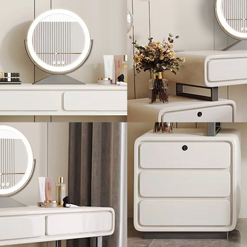 LUXORA DR1094 80/100/120cm Minimalist Solid Wood Dressing Table