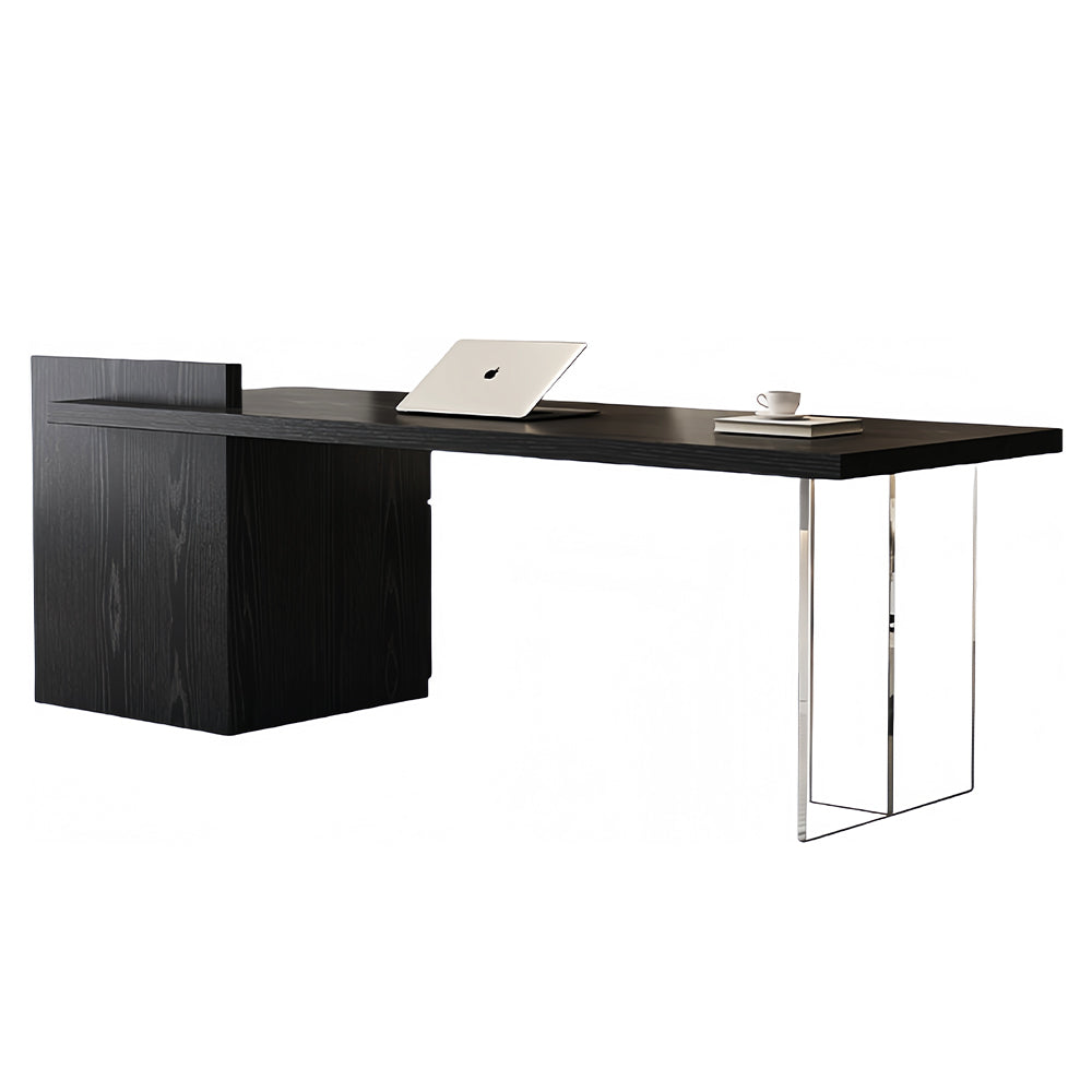 LUXORA DR1101 160/180/200cm Minimalist Manchurian Ash Veneer Desk
