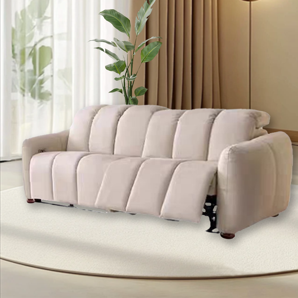 LUXORA FC1011 Pine Wood Frame Sofa - High-Tech Fabric