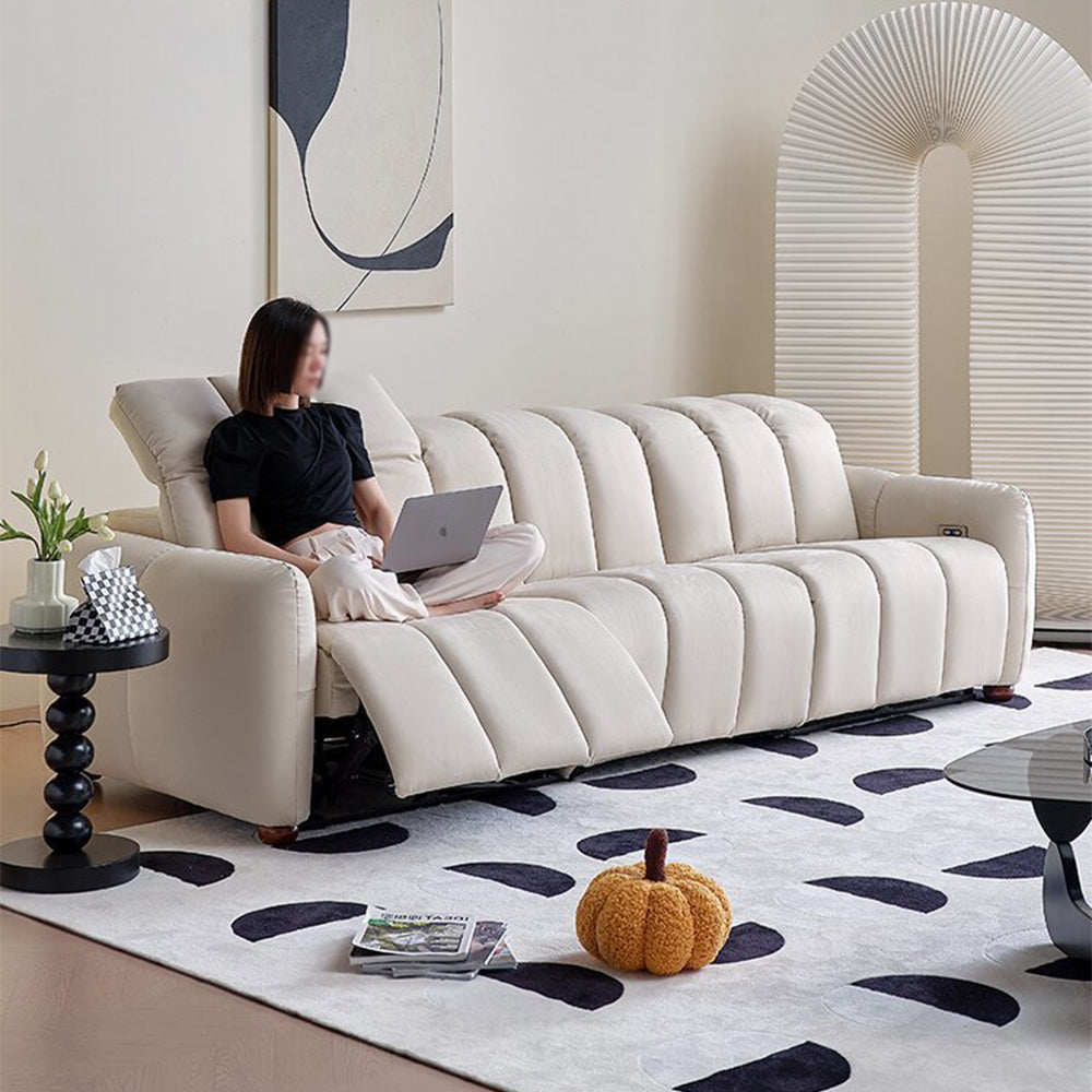 LUXORA FC1011 Pine Wood Frame Sofa - High-Tech Fabric