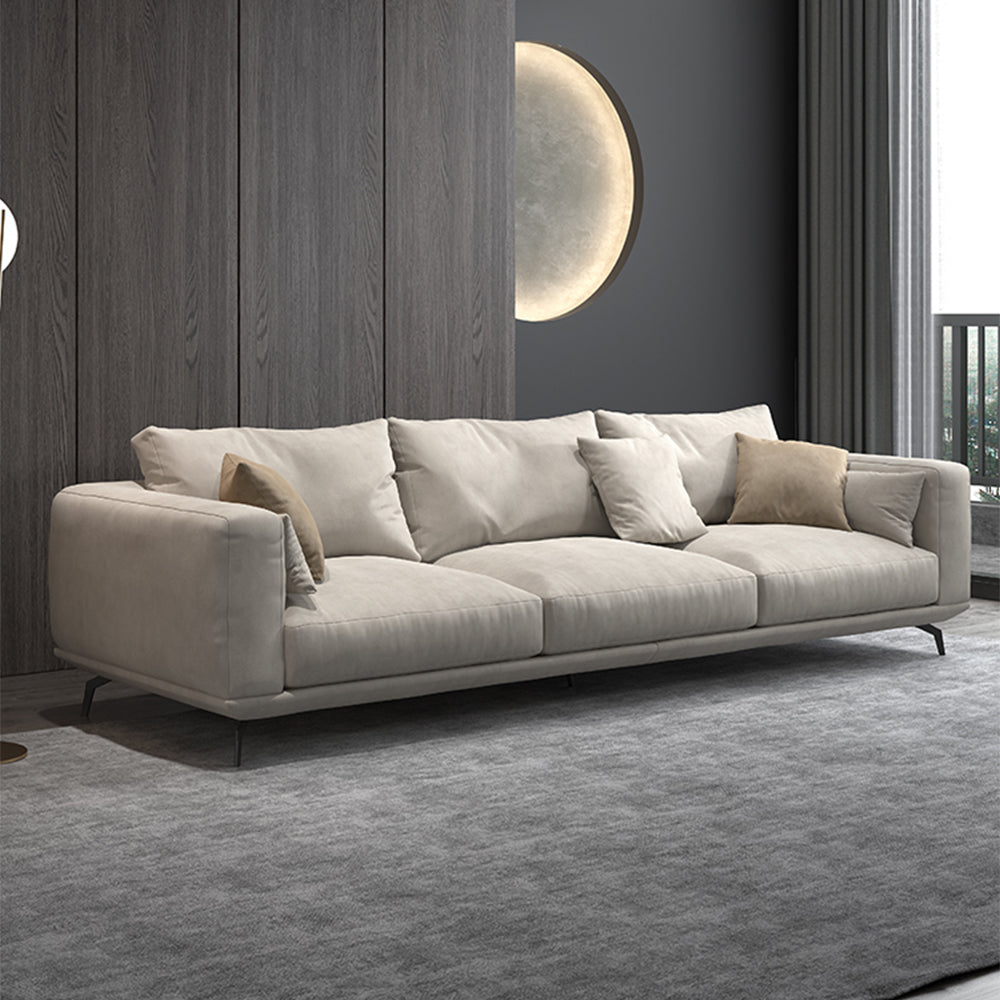 LUXORA S1047 210cm Length Tech Fabric Sofa Solid Wood Frame