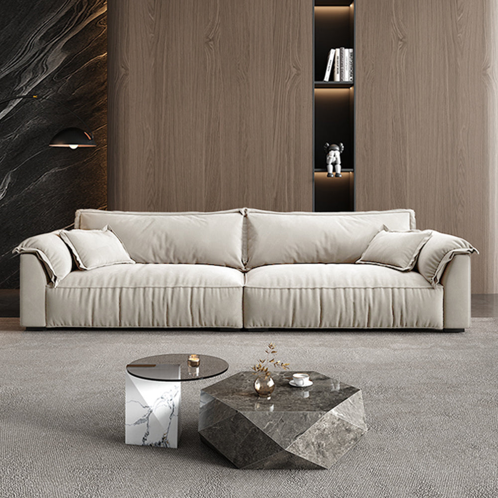 LUXORA S1099 180/220cm Length Tech Fabric Sofa Solid Wood Frame