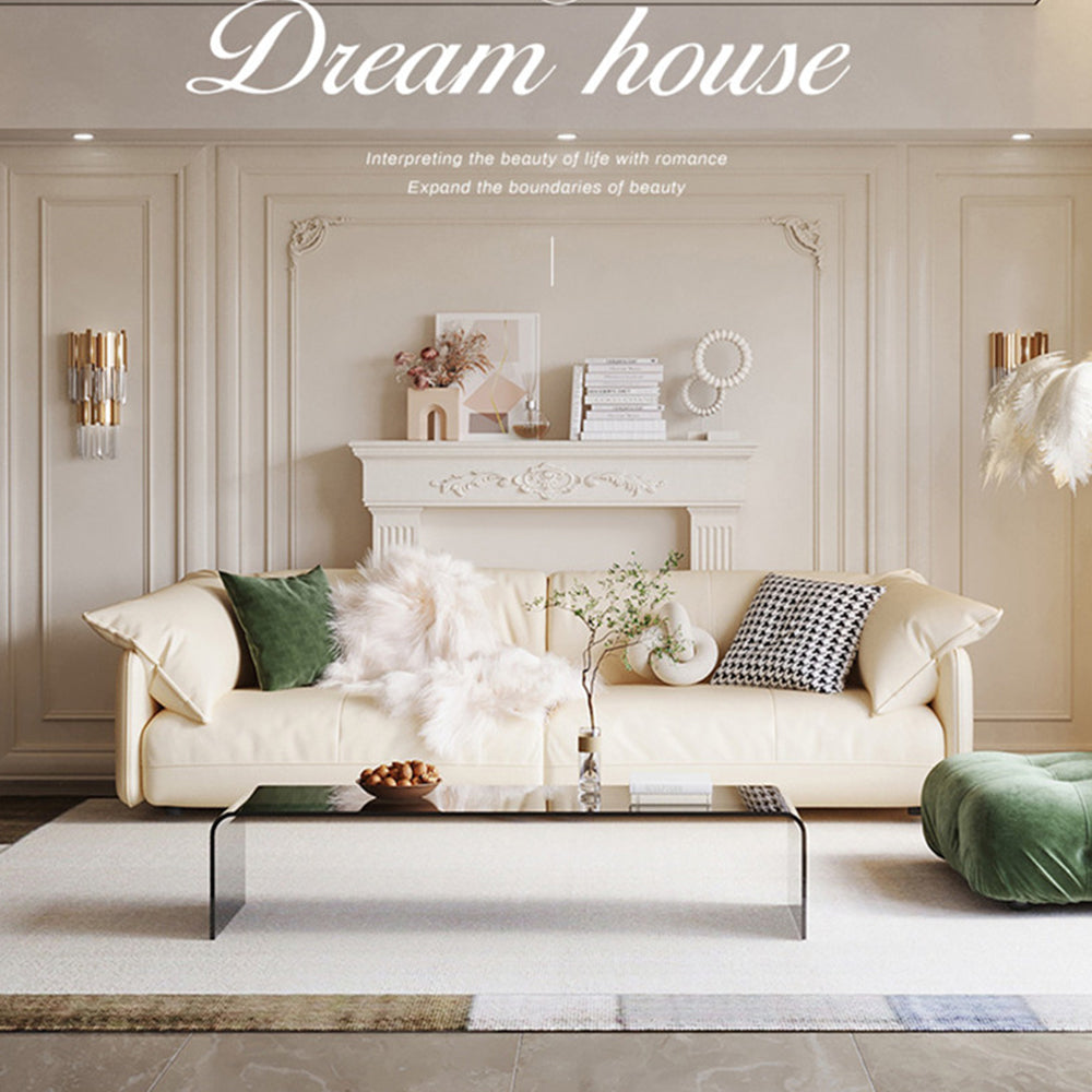 LUXORA S1100 190/220CM Length Tech Fabric Sofa Solid Wood Frame