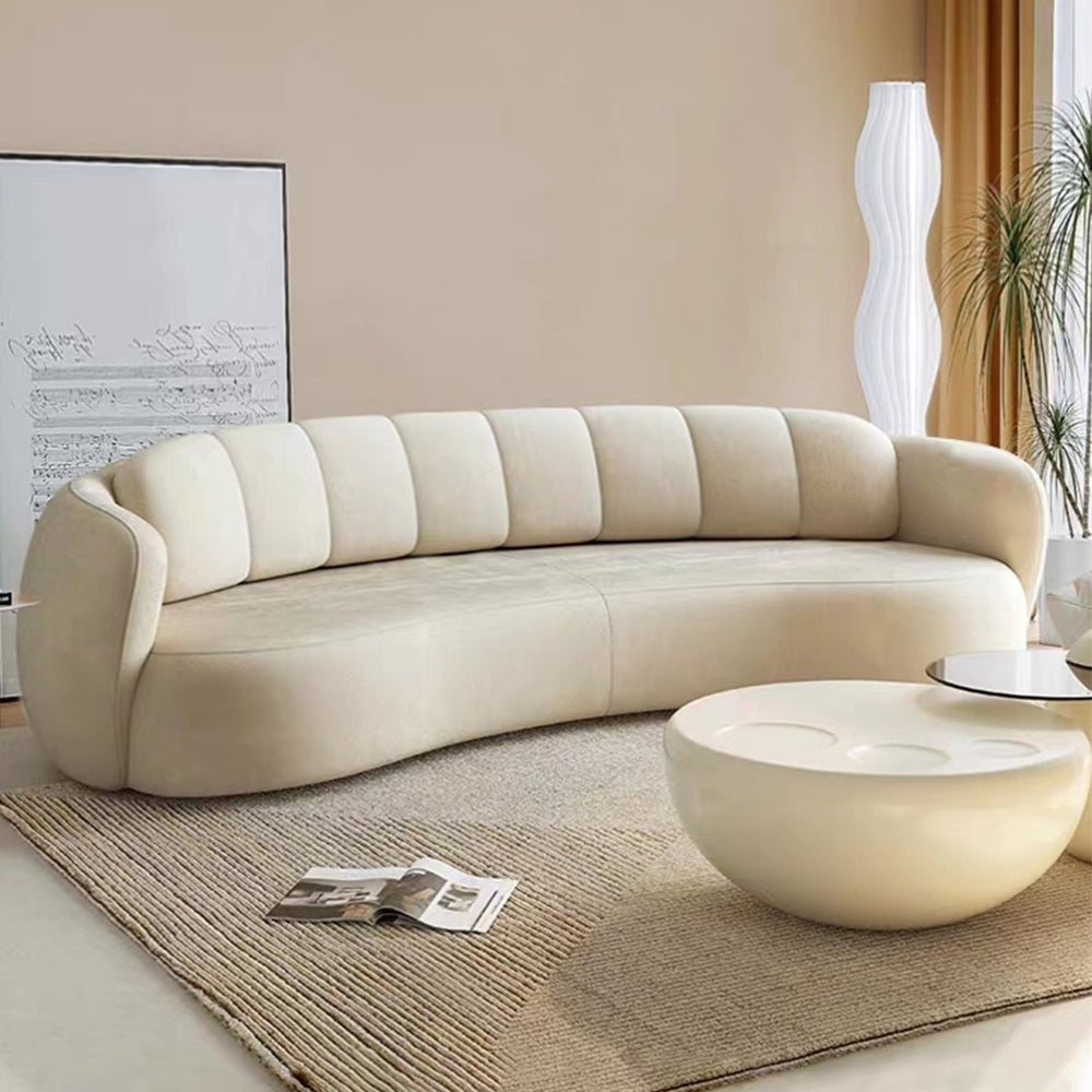 LUXORA S1141 Fashionable Minimalist Style Solid Wood Sofa 220cm High-Tech Fabric