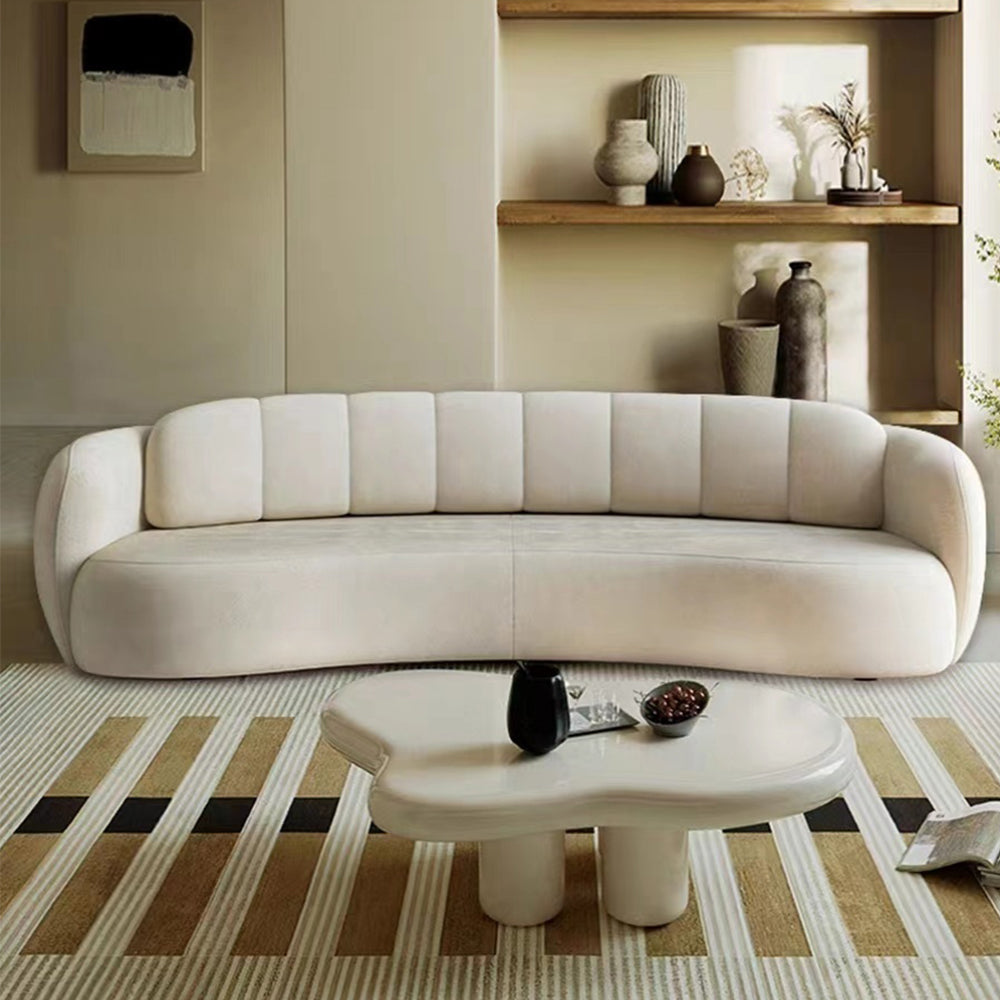 LUXORA S1141 Fashionable Minimalist Style Solid Wood Sofa 220cm High-Tech Fabric