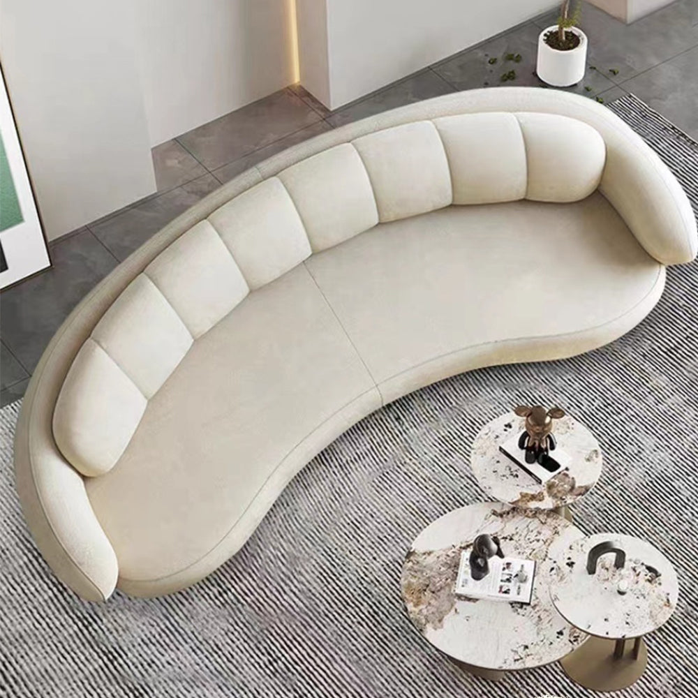 LUXORA S1141 Fashionable Minimalist Style Solid Wood Sofa 220cm High-Tech Fabric