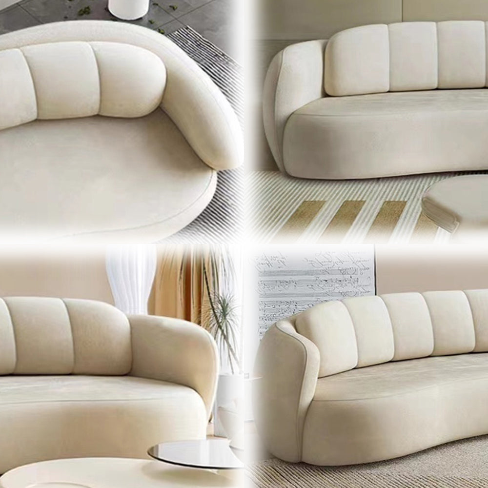 LUXORA S1141 Fashionable Minimalist Style Solid Wood Sofa 220cm High-Tech Fabric