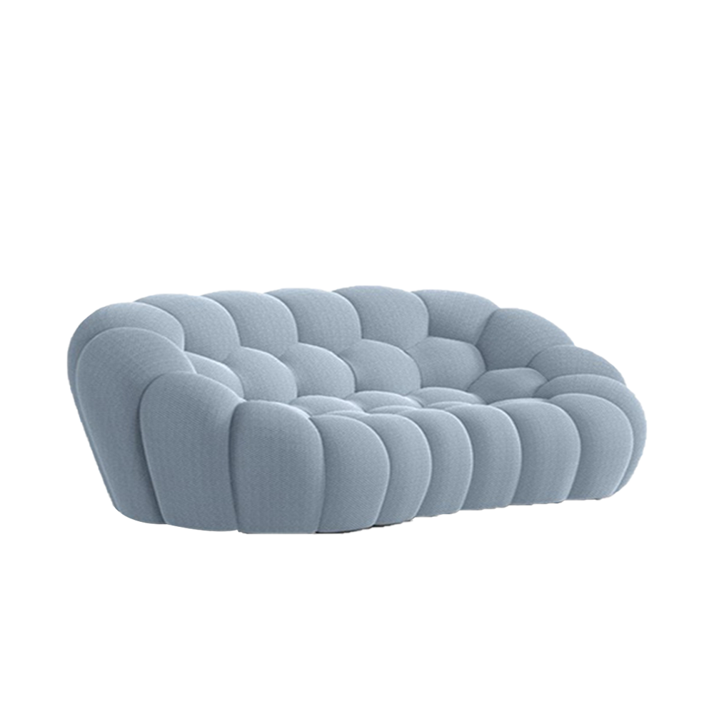 LUXORA S1175 200/250CM 3D Fabric Curved Shell Sofa