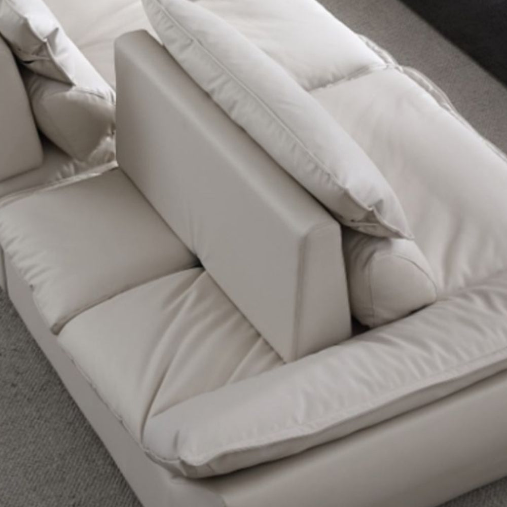 LUXORA S1220 180/220cm Length Tech Fabric Sofa Movable Backrest