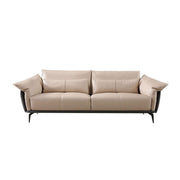 LUXORA S1235 210CM Length Microfiber Leather Fabric Sofa Solid Wood Frame