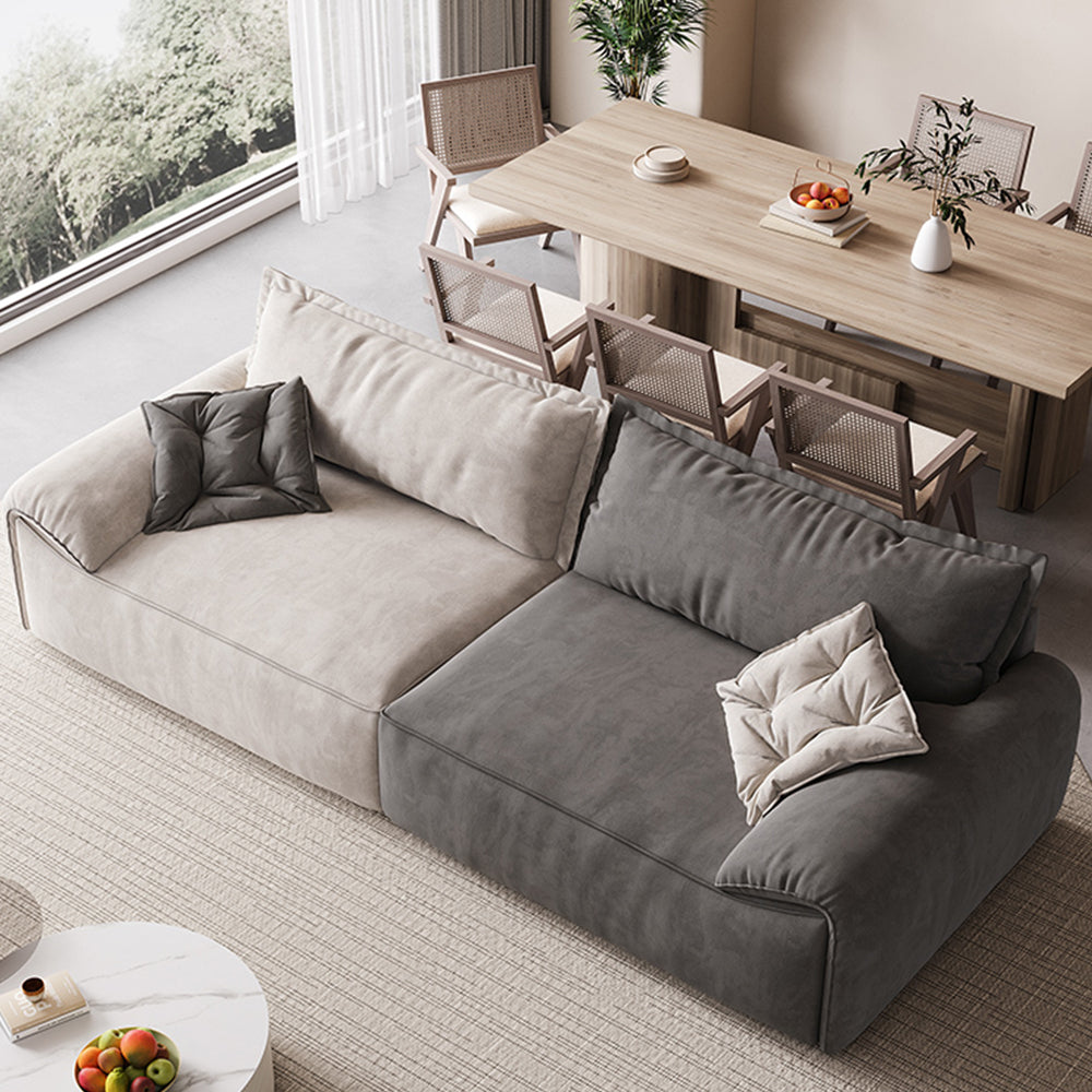 LUXORA S1245 240cm Length Tech Fabric Sofa Modern Minimalist Style