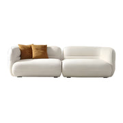 LUXORA S1248 220cm Length Tech Fabric Sofa Solid Wood Frame