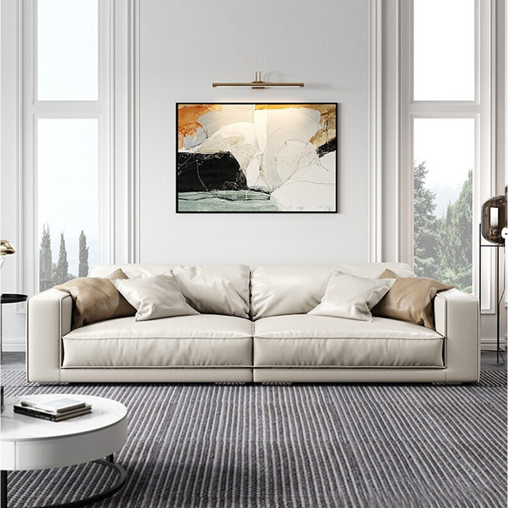 LUXORA S1262 220/260cm Length Tech Fabric Sofa Solid Wood Frame