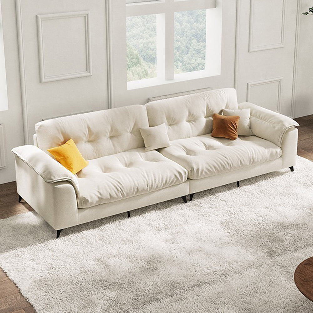 LUXORA S1268 Fashionable Minimalist Style Solid Wood Sofa 180-220cm High-Tech Fabric