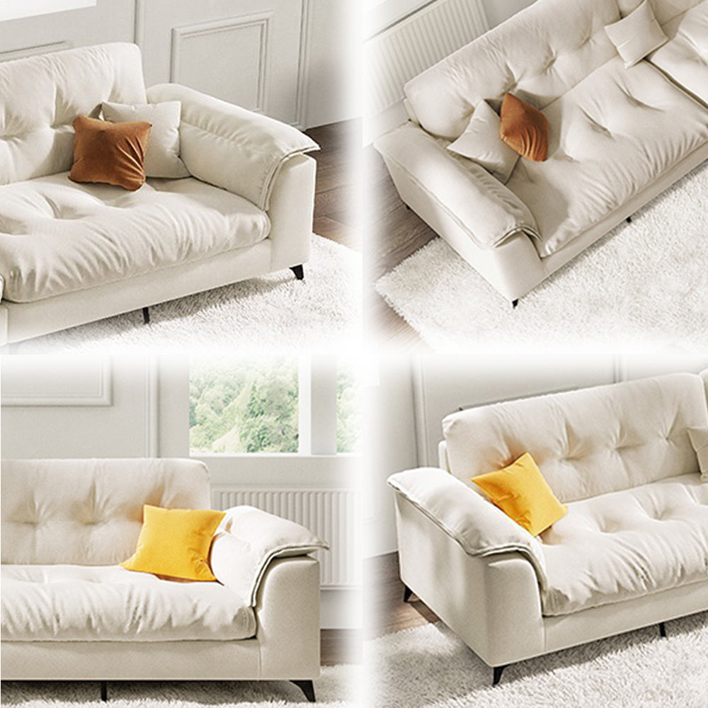 LUXORA S1268 Fashionable Minimalist Style Solid Wood Sofa 180-220cm High-Tech Fabric