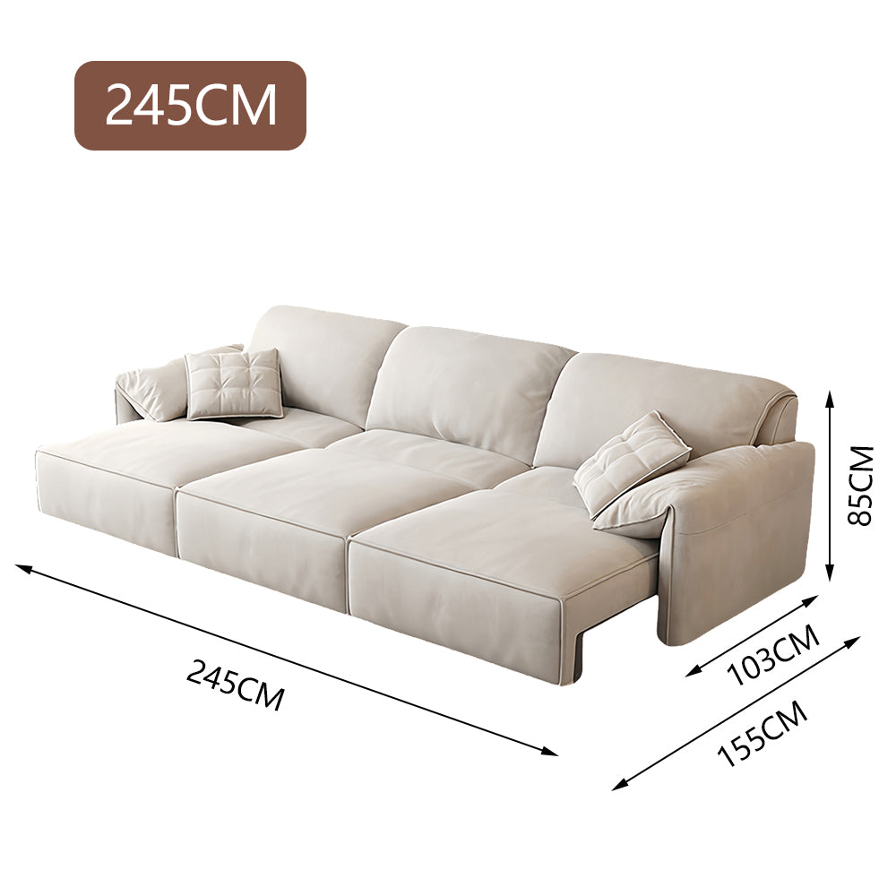 LUXORA S1270 Electric Adjustable Multifunctional Sofa 210-245cm High-Tech Fabric