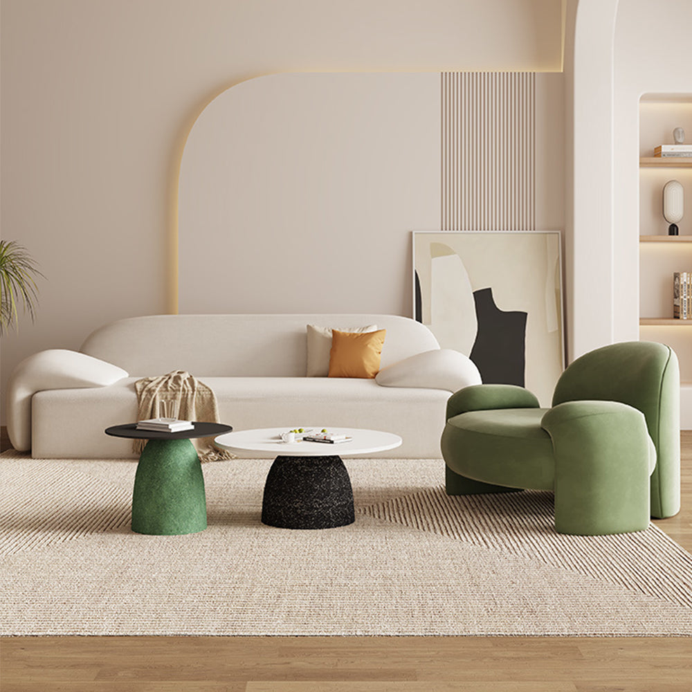 LUXORA S1285 Fashionable Minimalist Style Solid Wood Sofa 210cm High-Tech Fabric